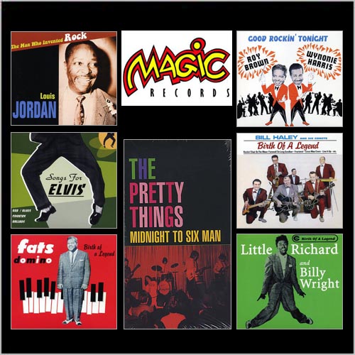 Magic Records, English,Translation, Sophie Lo, The Pretty Things, Fats Domino, Louis Jordan, Roy Brown, Wynonie Harris, Elvis Presley, Bill Haley, Little Richard, Billy Wright, CD